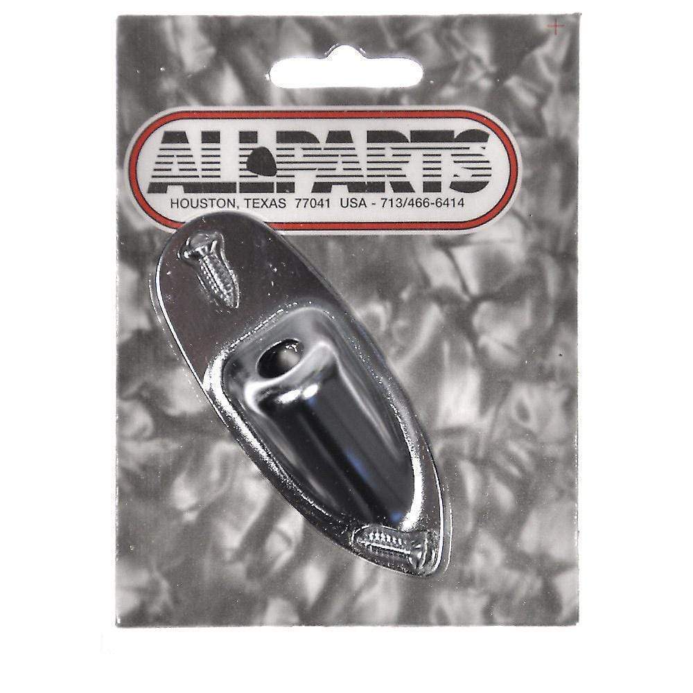 Allparts Stratocaster Jackplate - Chrome Parts / Tuning Heads