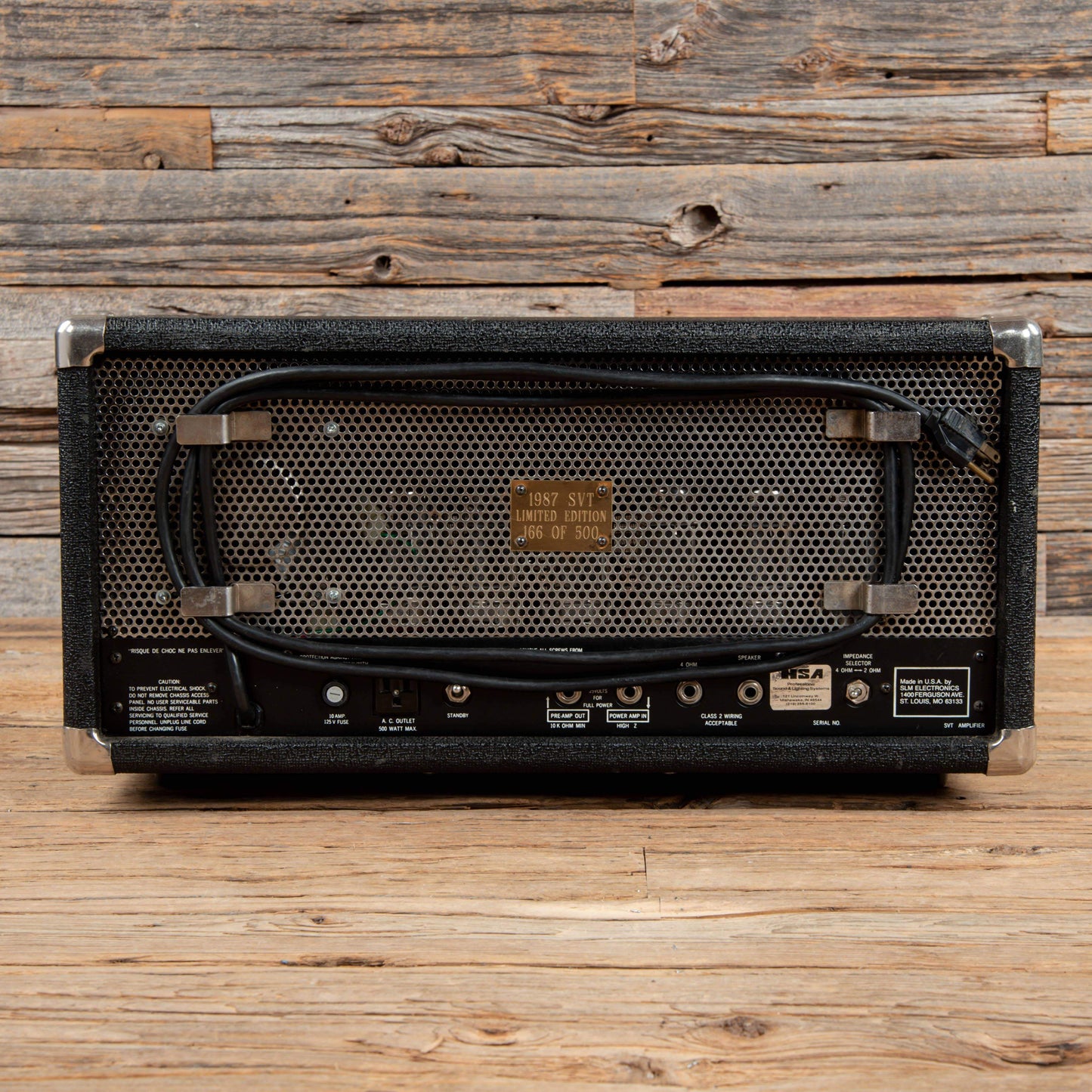 Ampeg SVT Limited Edition 300w Bass Head 1987 Amps / Bass Heads