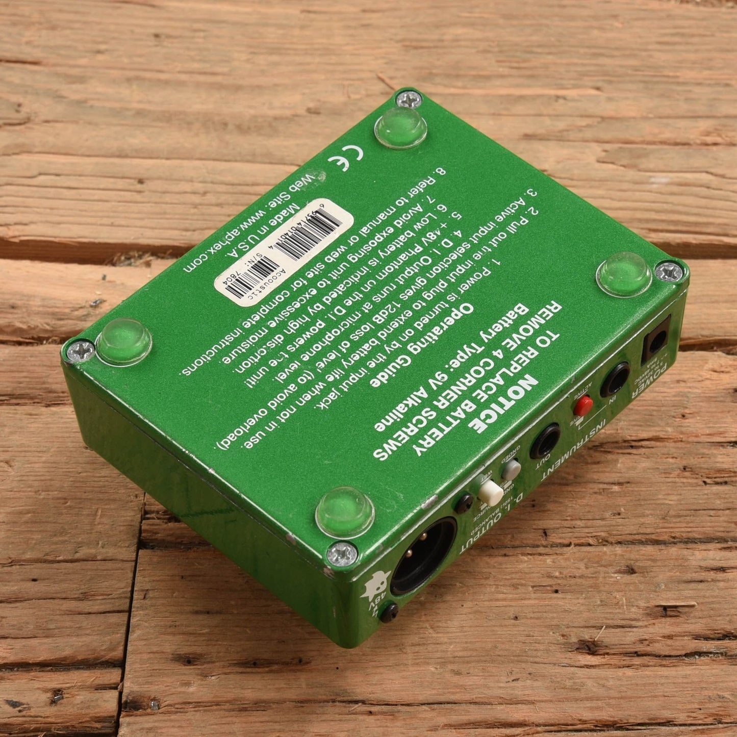 Aphex Acoustic Xciter Effects and Pedals / Amp Modeling