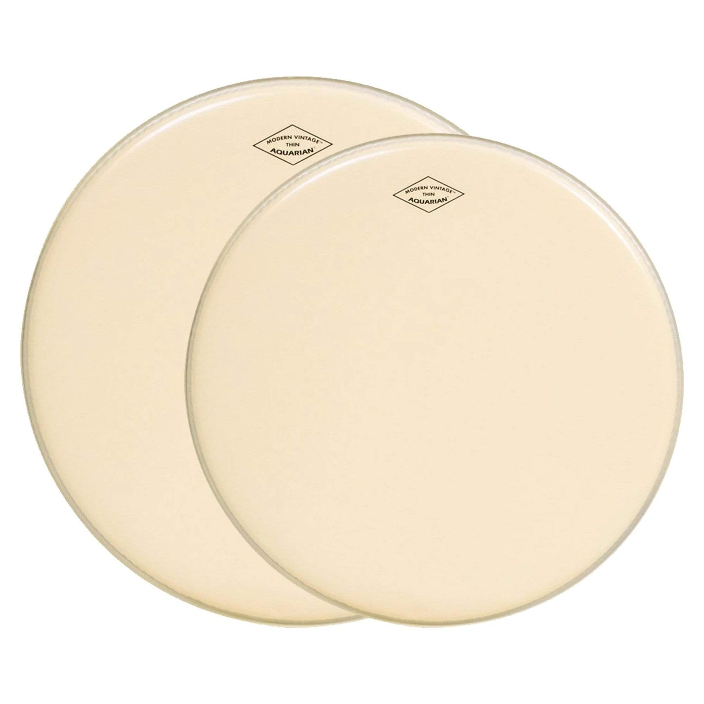 Aquarian 12/16" Modern Vintage Medium Drumhead (2 Pack Bundle) Drums and Percussion / Parts and Accessories / Heads