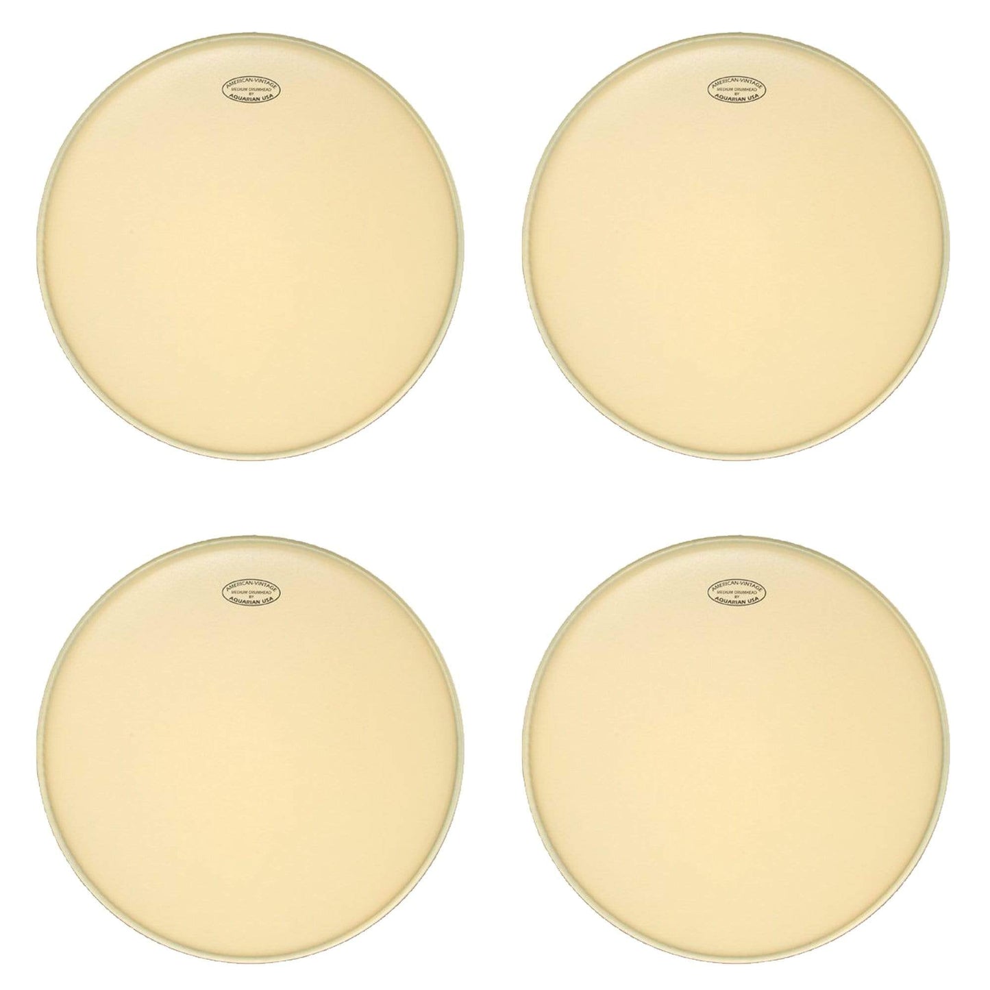 Aquarian 12" American Vintage Medium (4 Pack Bundle) Drums and Percussion / Parts and Accessories / Heads