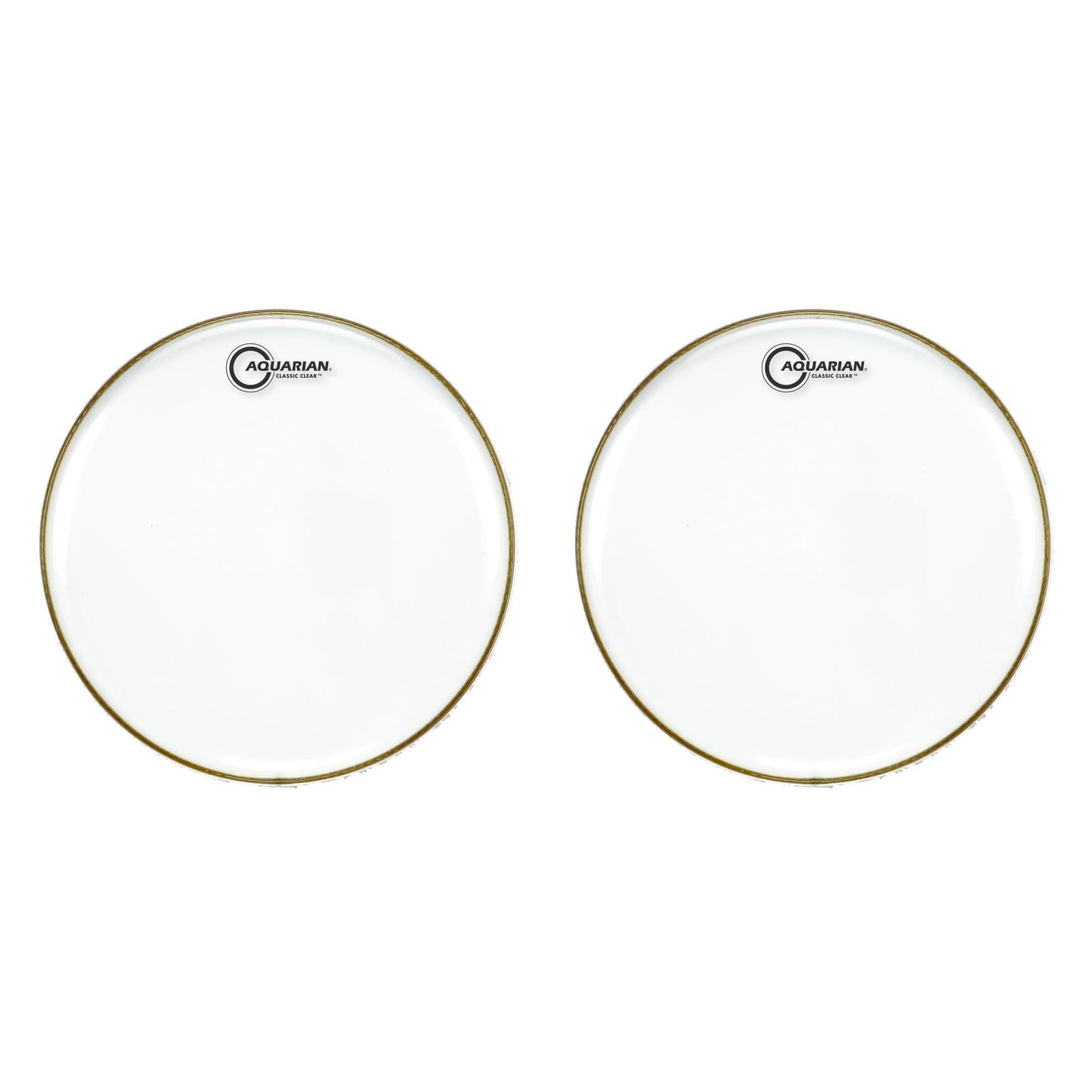Aquarian 12" Classic Clear Drumhead (2 Pack Bundle) Drums and Percussion / Parts and Accessories / Heads