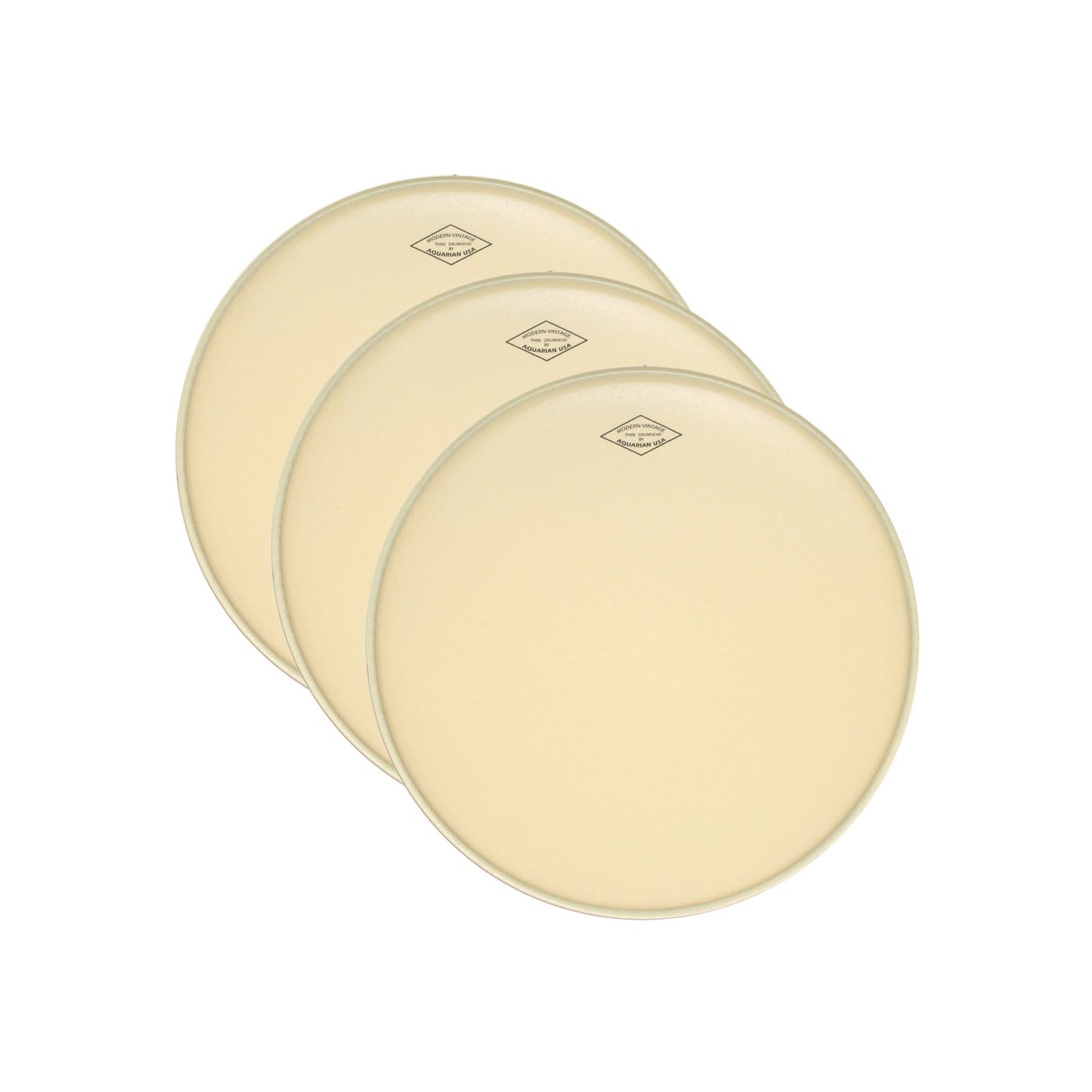 Aquarian 12" Modern Vintage Thin Drumhead (3 Pack Bundle) Drums and Percussion / Parts and Accessories / Heads