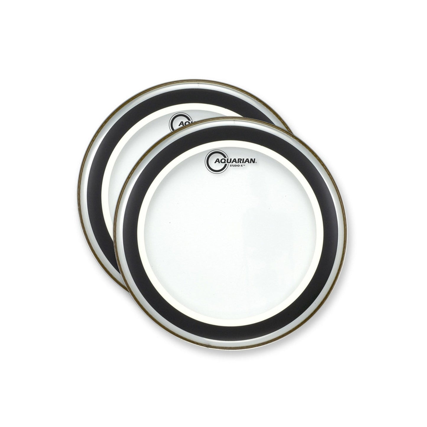 Aquarian 13" Studio-X Clear Drumhead (2 Pack Bundle) Drums and Percussion / Parts and Accessories / Heads