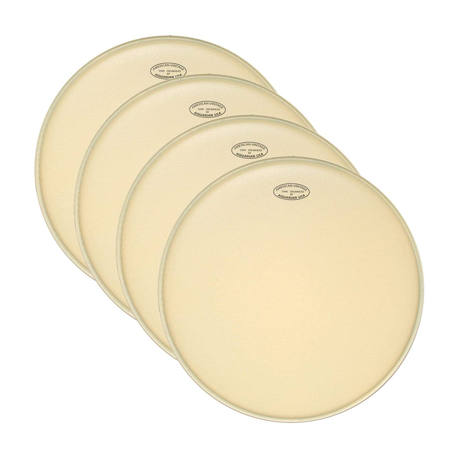 Aquarian 14" American Vintage Thin Drumhead (4 Pack Bundle) Drums and Percussion / Parts and Accessories / Heads