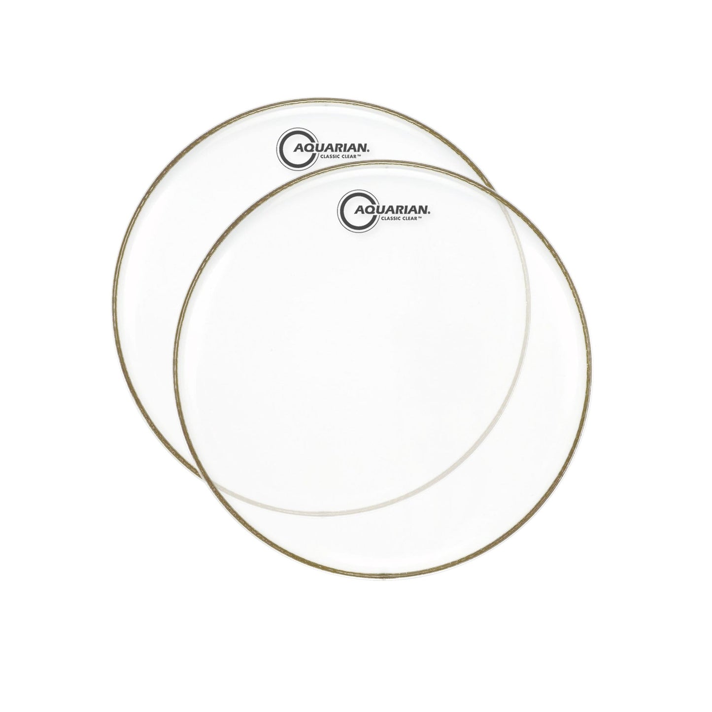 Aquarian 14" Classic Clear Snare Side Drumhead (2 Pack Bundle) Drums and Percussion / Parts and Accessories / Heads