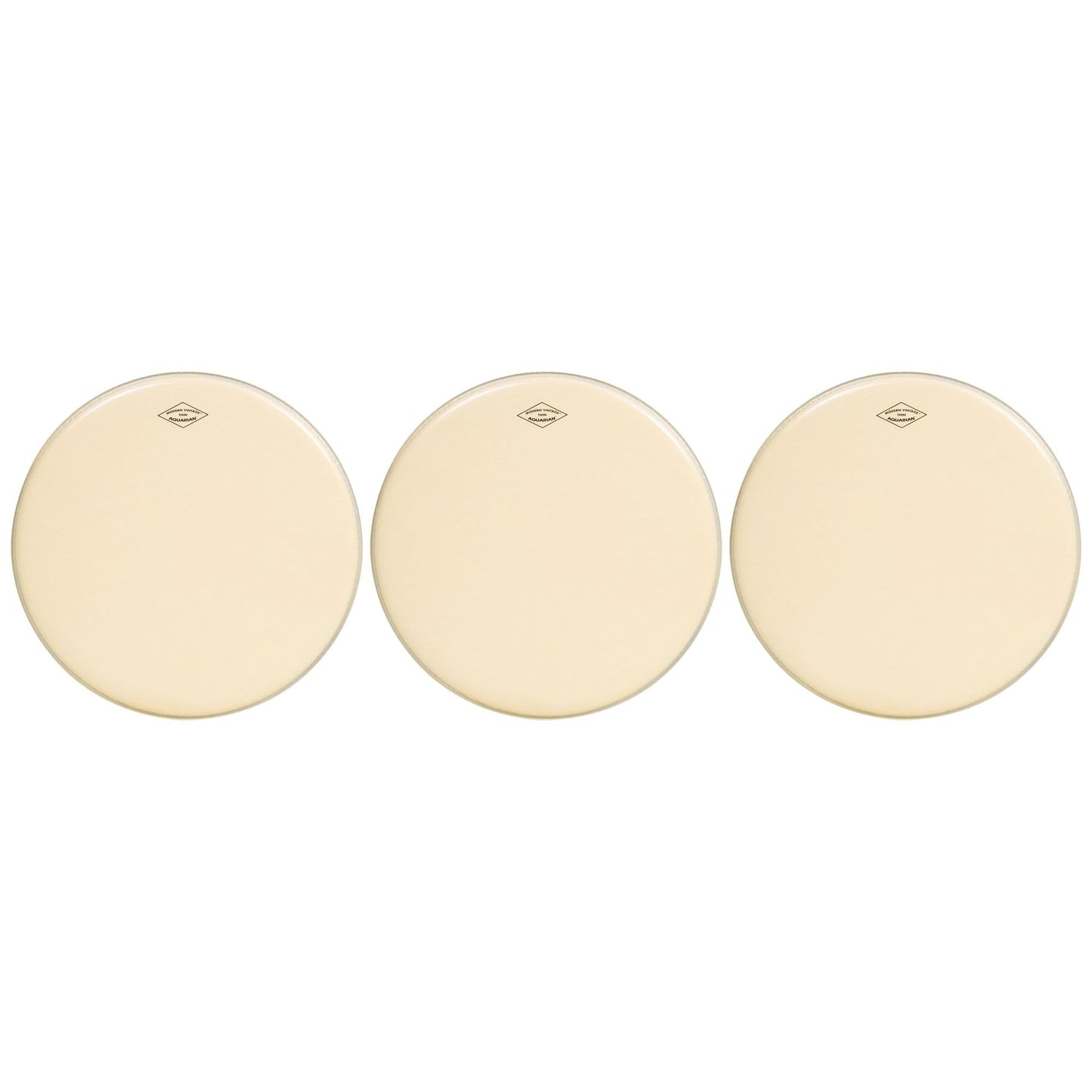 Aquarian 14" Modern Vintage Medium Drumhead (3 Pack Bundle) Drums and Percussion / Parts and Accessories / Heads