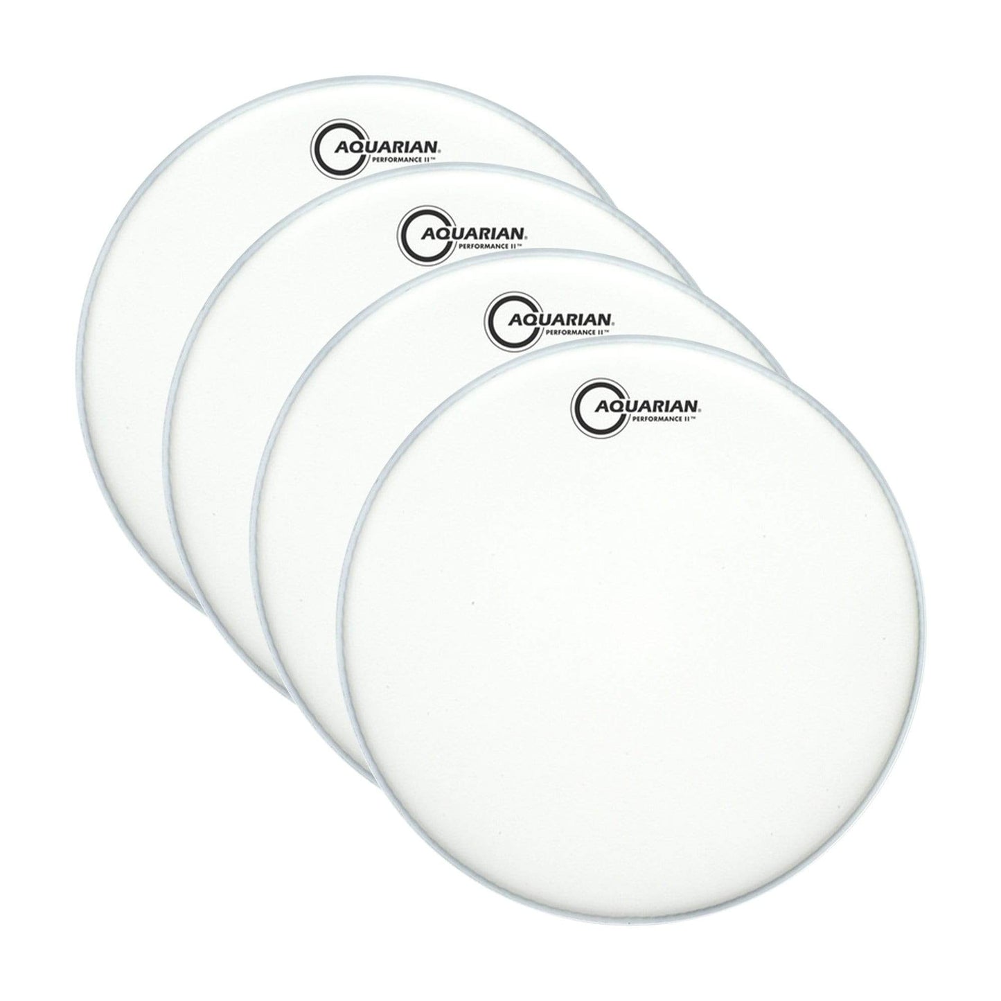 Aquarian 14" Performance II Coated Drumhead (4 Pack Bundle) Drums and Percussion / Parts and Accessories / Heads