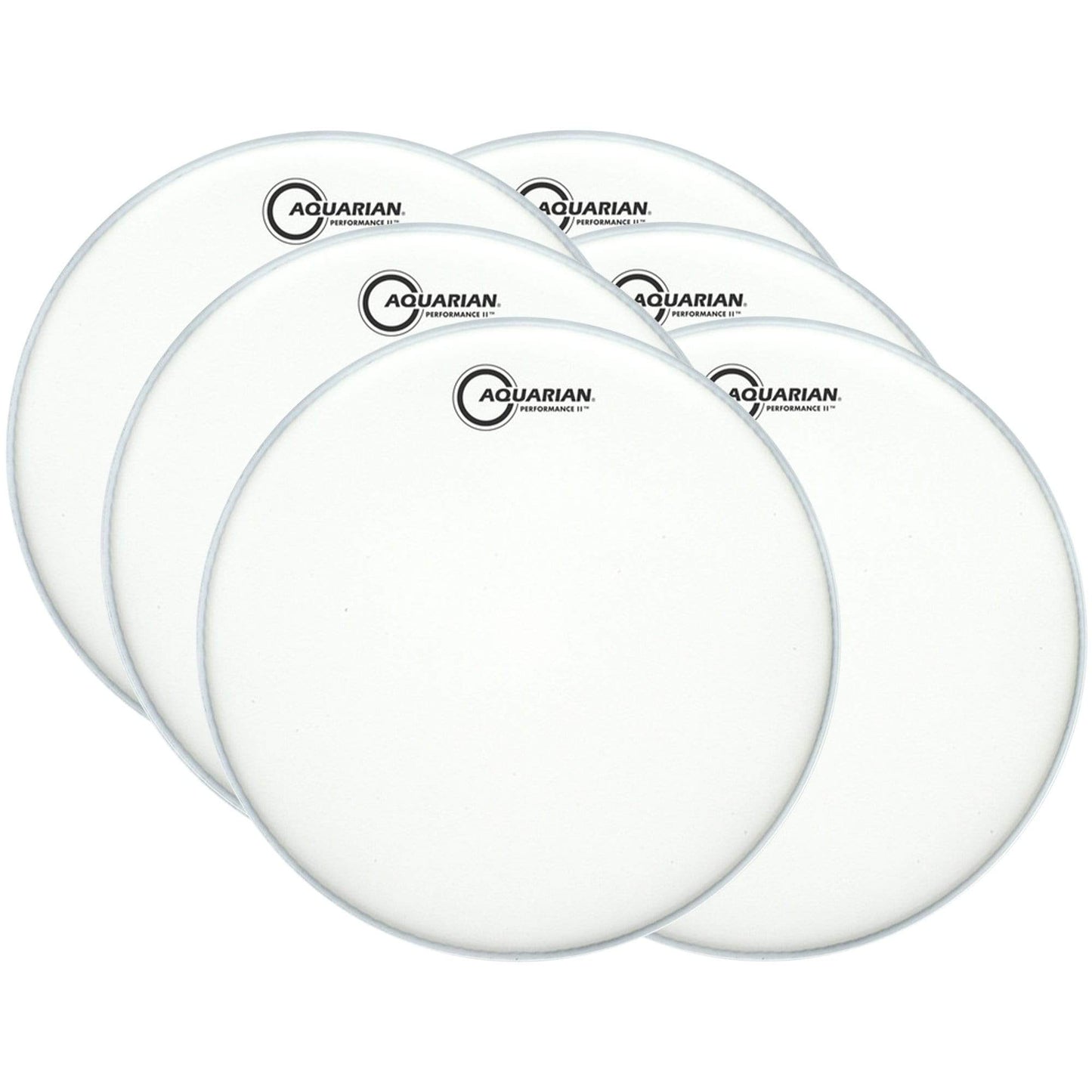 Aquarian 14" Performance II Coated Drumhead (6 Pack Bundle) Drums and Percussion / Parts and Accessories / Heads