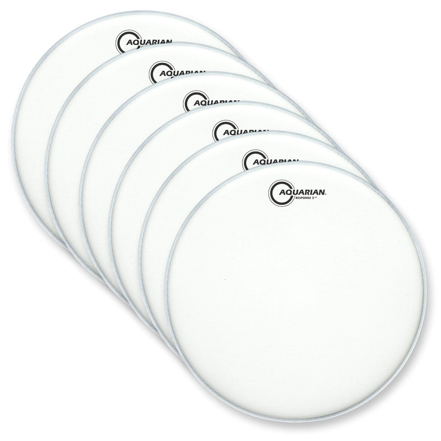 Aquarian 14" Response 2 Coated (6 Pack Bundle) Drums and Percussion / Parts and Accessories / Heads