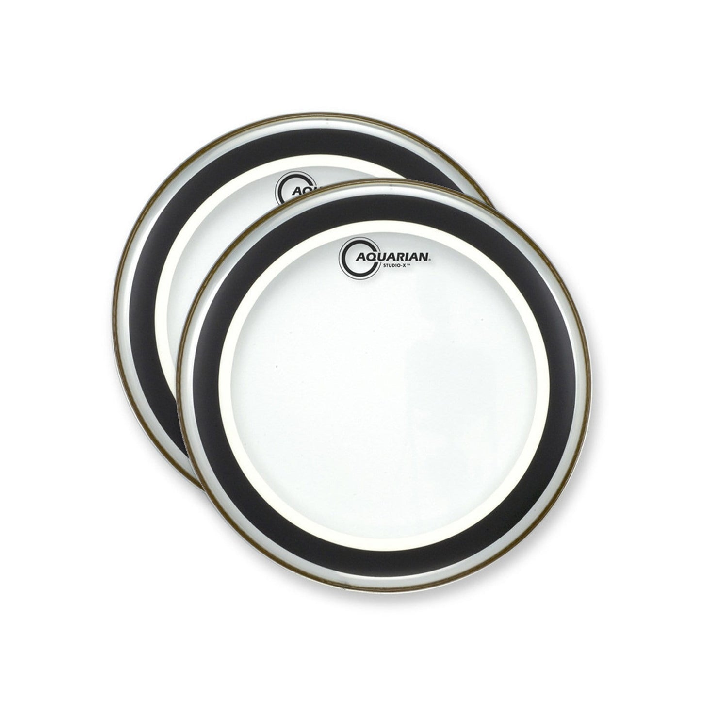 Aquarian 14" Studio-X Clear Drumhead (2 Pack Bundle) Drums and Percussion / Parts and Accessories / Heads