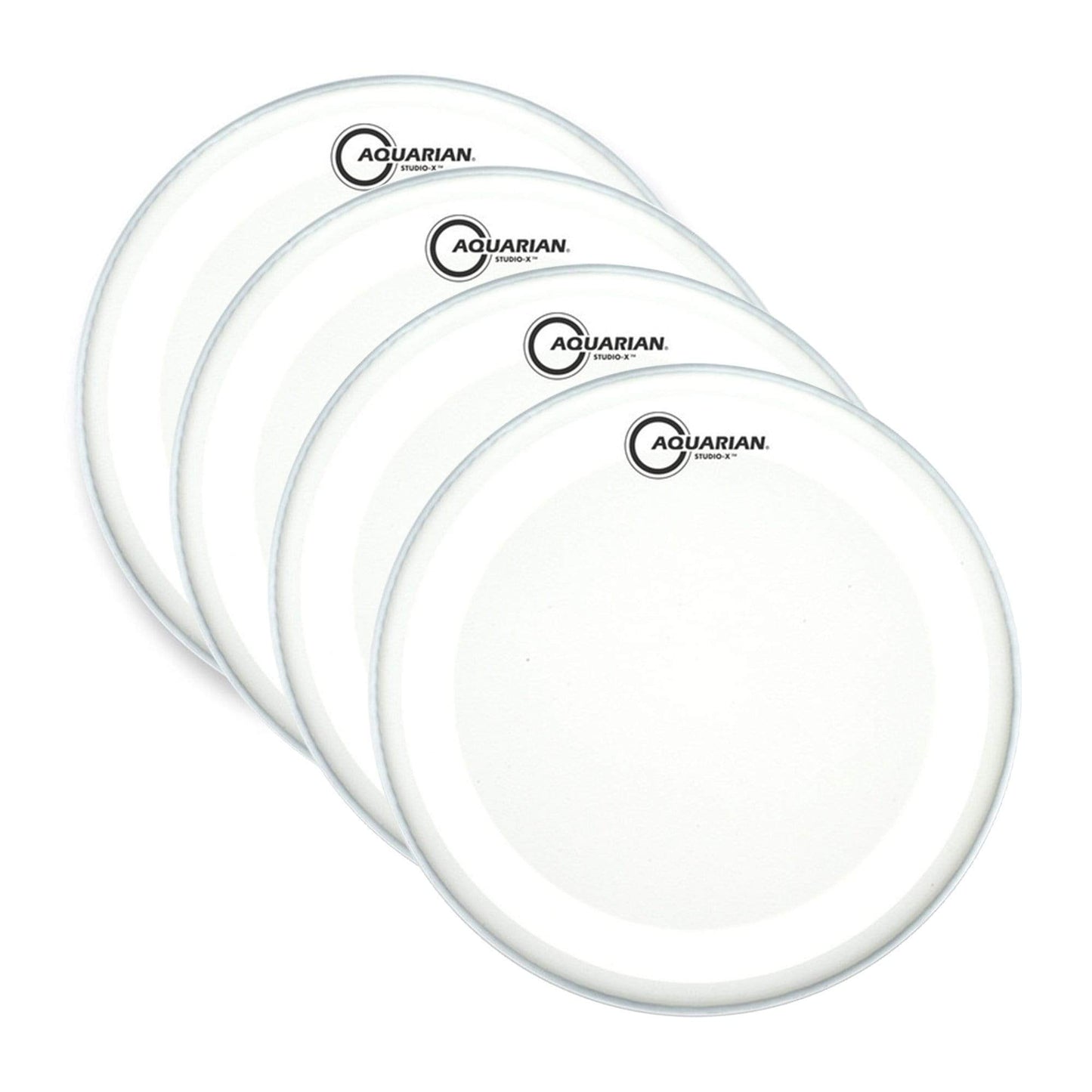 Aquarian 14" Studio-X Coated (4 Pack Bundle) Drums and Percussion / Parts and Accessories / Heads