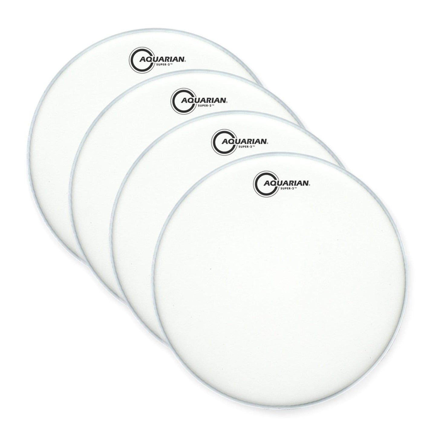 Aquarian 14" Super 2 Coated (4 Pack Bundle) Drums and Percussion / Parts and Accessories / Heads