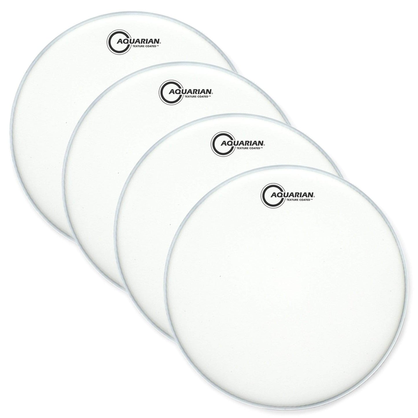 Aquarian 14" White Texture Coated Batter (4 Pack Bundle) Drums and Percussion / Parts and Accessories / Heads