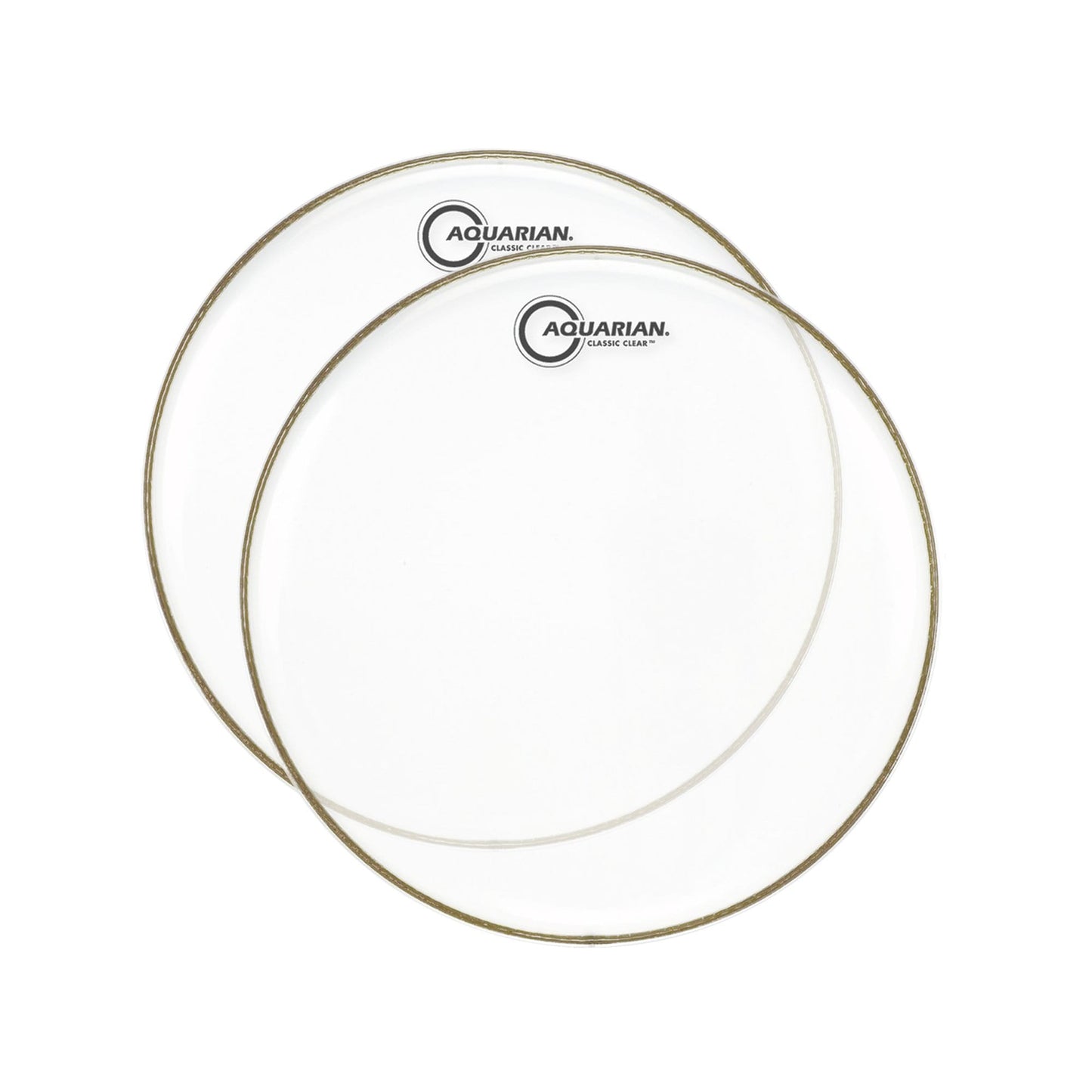 Aquarian 15" Classic Clear Drumhead (2 Pack Bundle) Drums and Percussion / Parts and Accessories / Heads