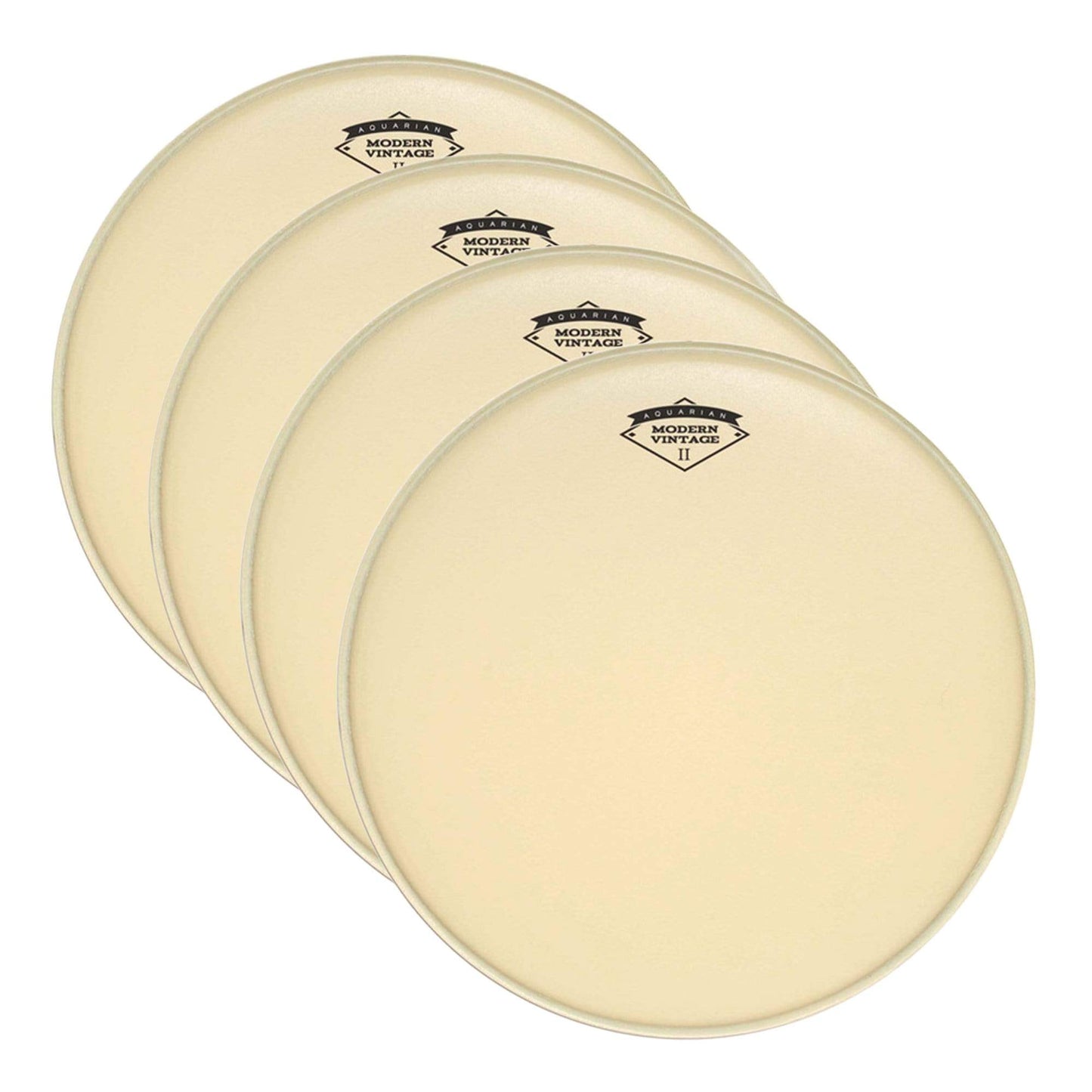 Aquarian 15" Modern Vintage II Batter Drum Head (4 Pack Bundle) Drums and Percussion / Parts and Accessories / Heads