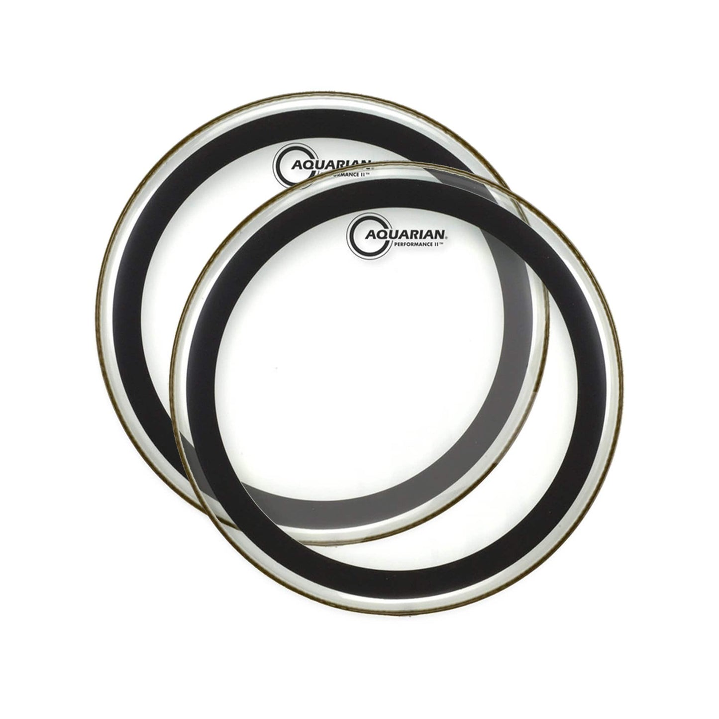 Aquarian 15" Performance II Clear Drumhead (2 Pack Bundle) Drums and Percussion / Parts and Accessories / Heads