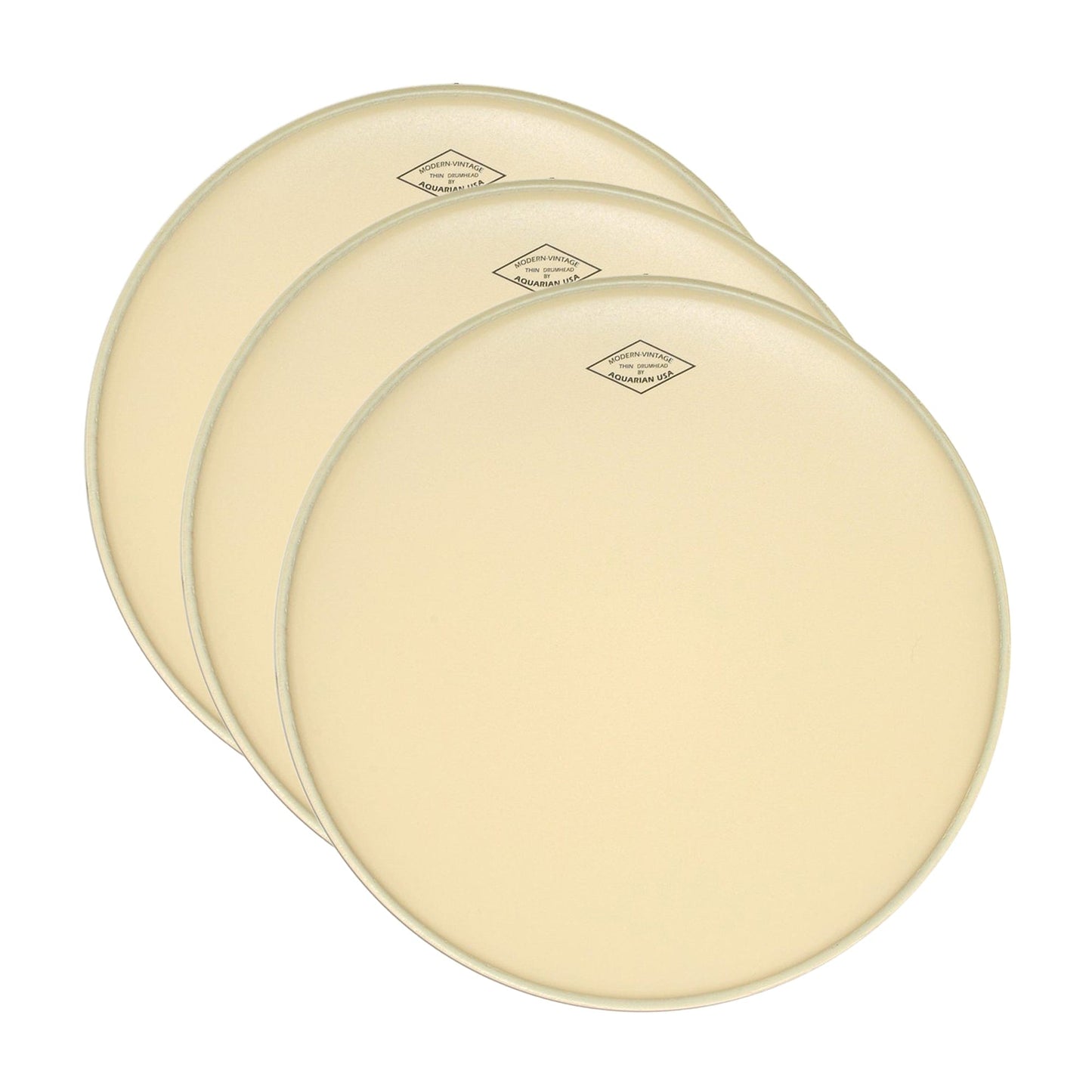 Aquarian 16" Modern Vintage Thin Drumhead (3 Pack Bundle) Drums and Percussion / Parts and Accessories / Heads