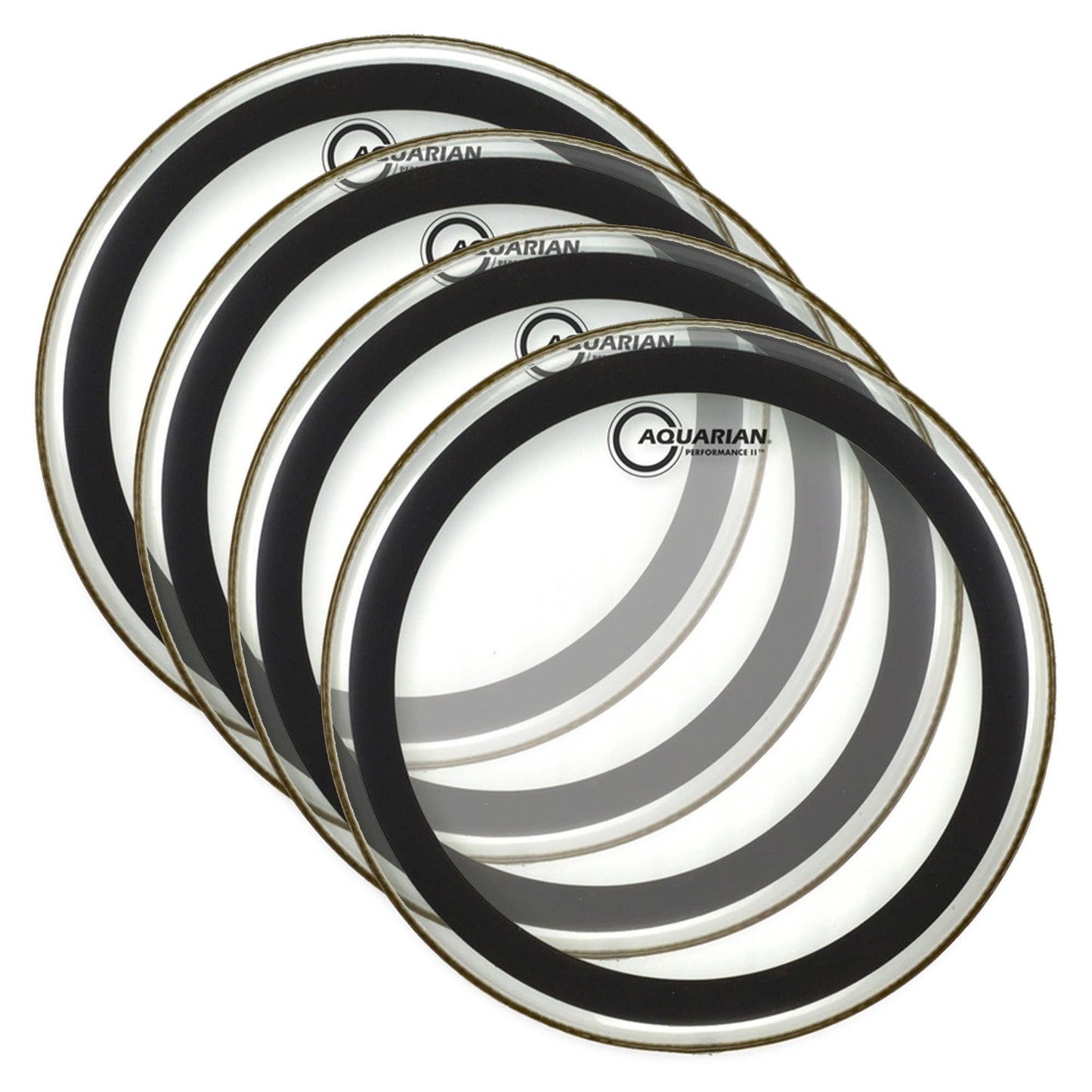 Aquarian 16" Performance II Clear Drumhead (4 Pack Bundle) Drums and Percussion / Parts and Accessories / Heads