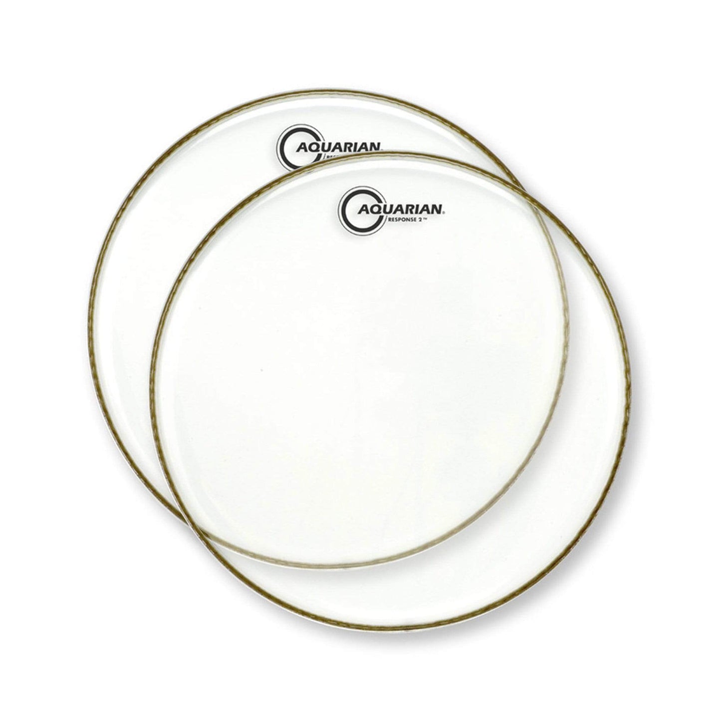Aquarian 16" Response 2 Clear Batter (2 Pack Bundle) Drums and Percussion / Parts and Accessories / Heads
