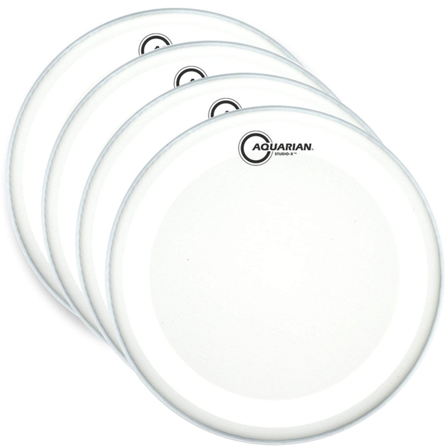 Aquarian 18" Studio-X Coated (4 Pack Bundle) Drums and Percussion / Parts and Accessories / Heads