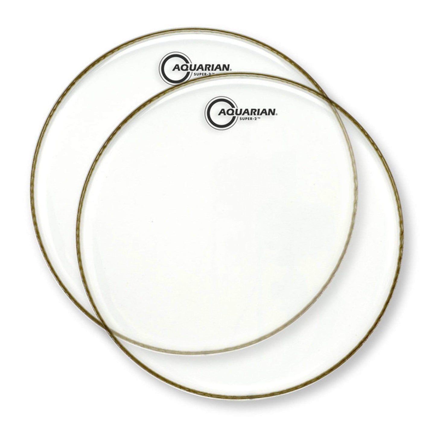 Aquarian 18" Super 2 Clear Batter Head (2 Pack Bundle) Drums and Percussion / Parts and Accessories / Heads