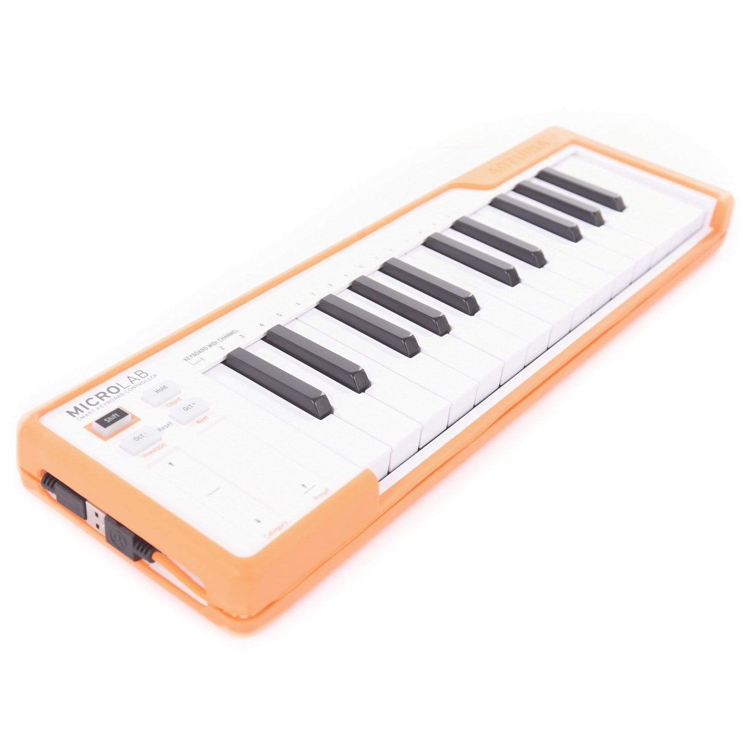 Arturia MicroLab Orange Portable 25-Key USB Controller Keyboards and Synths / Controllers