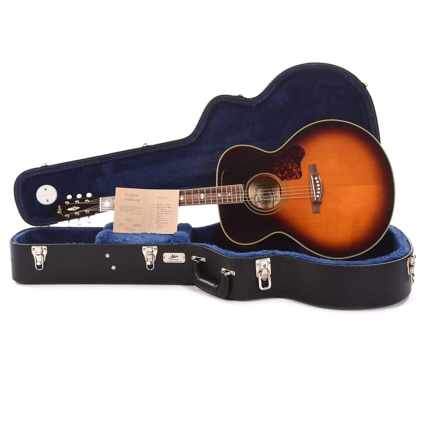 Atkin The AJ Jumbo Aged Baked Sitka/Flamed Maple Sunburst Acoustic Guitars / Jumbo