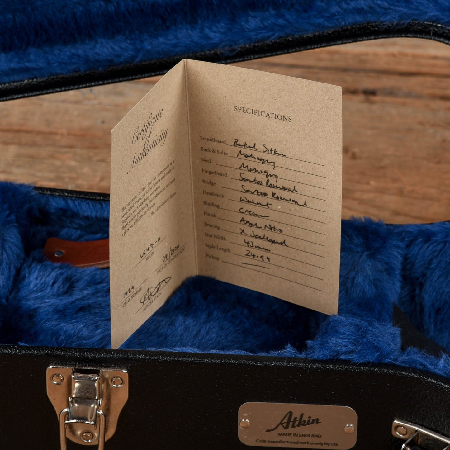 Atkin The Forty Seven Sunburst Acoustic Guitars / Parlor