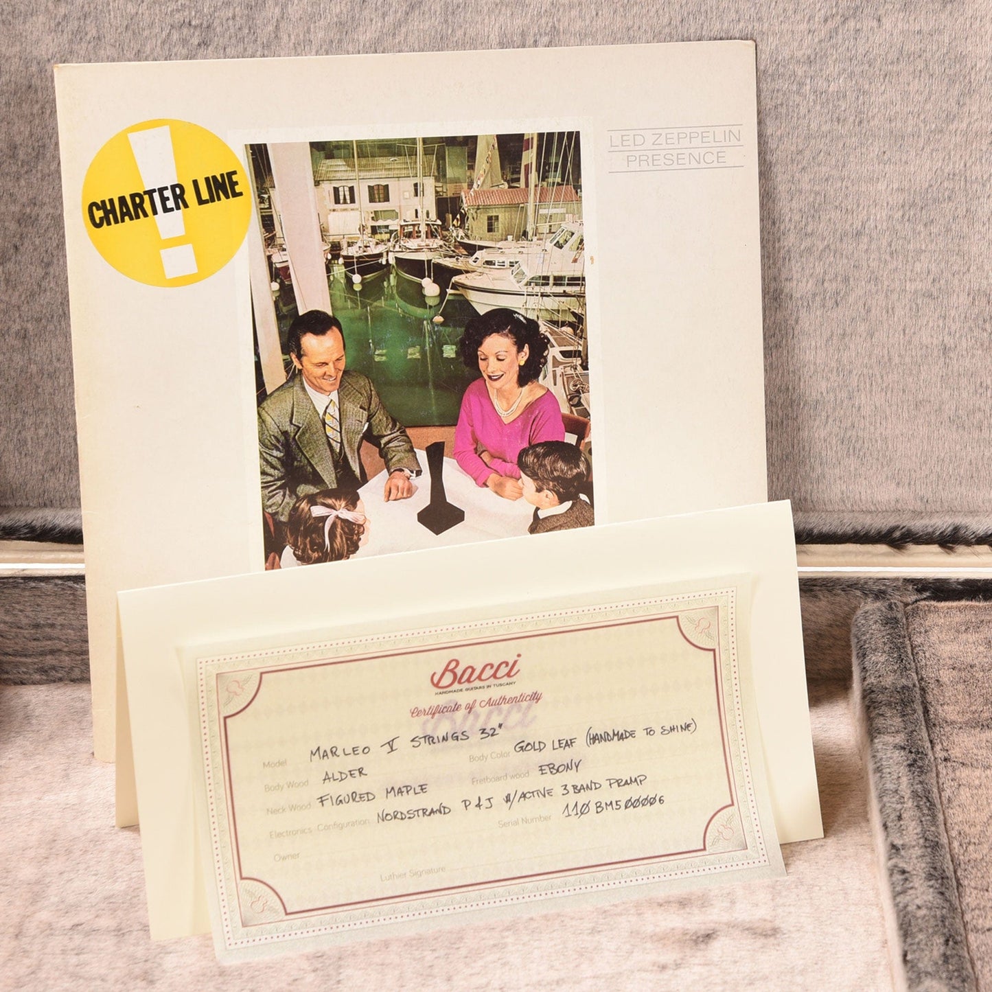 Bacci Marleo V Active Bass Gold Leaf Bass Guitars / 4-String