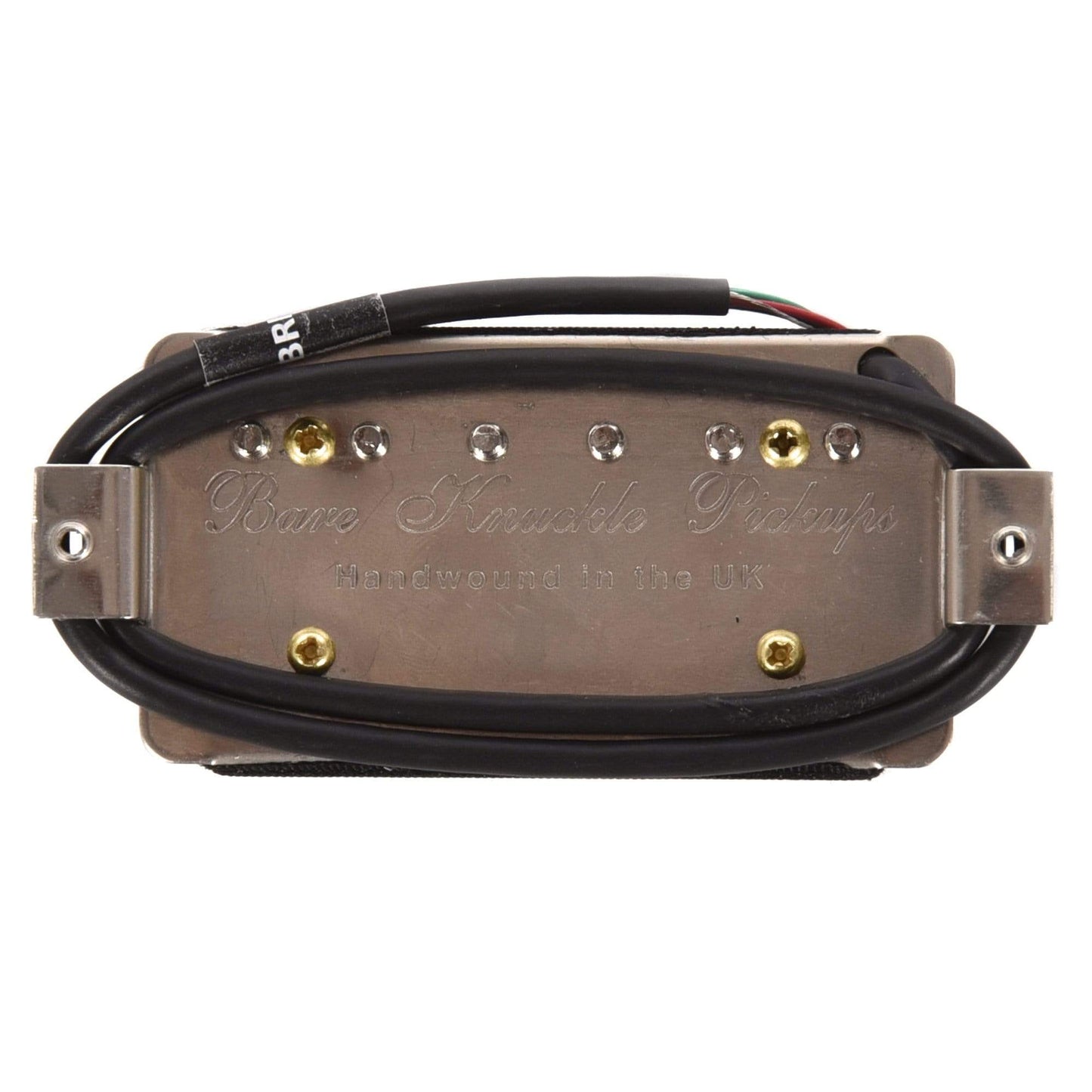 Bare Knuckle HB Black Dog Bridge 50mm 4-Conductor Short Leg Reverse Zebra Parts / Guitar Pickups