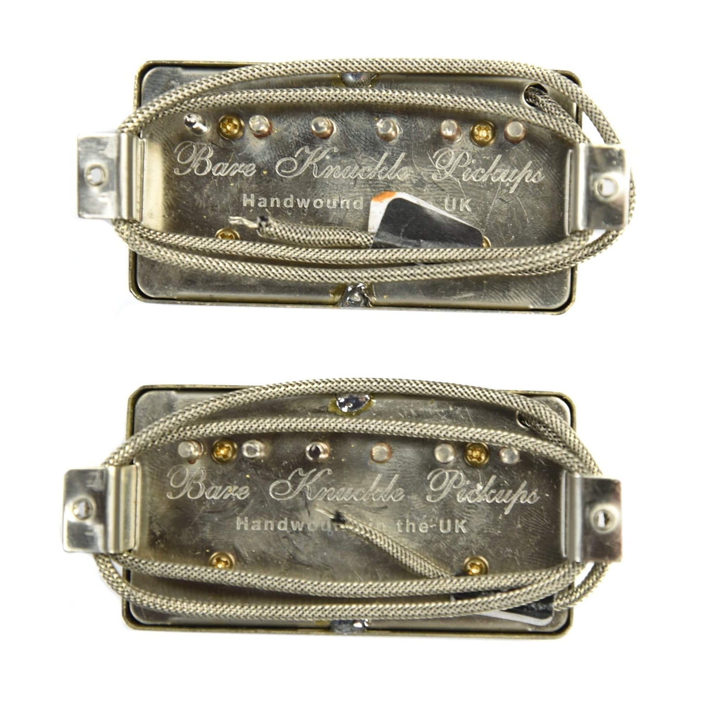 Bare Knuckle HB Stormy Monday Set 50mm 2-Conductor Long Leg Unpotted Aged Nickel Parts / Guitar Pickups