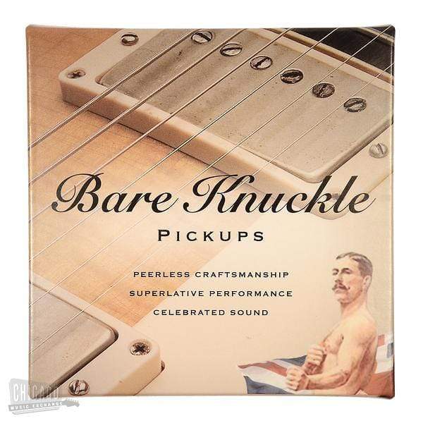 Bare Knuckle Hum Bucker Impulse Set 4-Conductor Raw Nickel Parts / Guitar Pickups