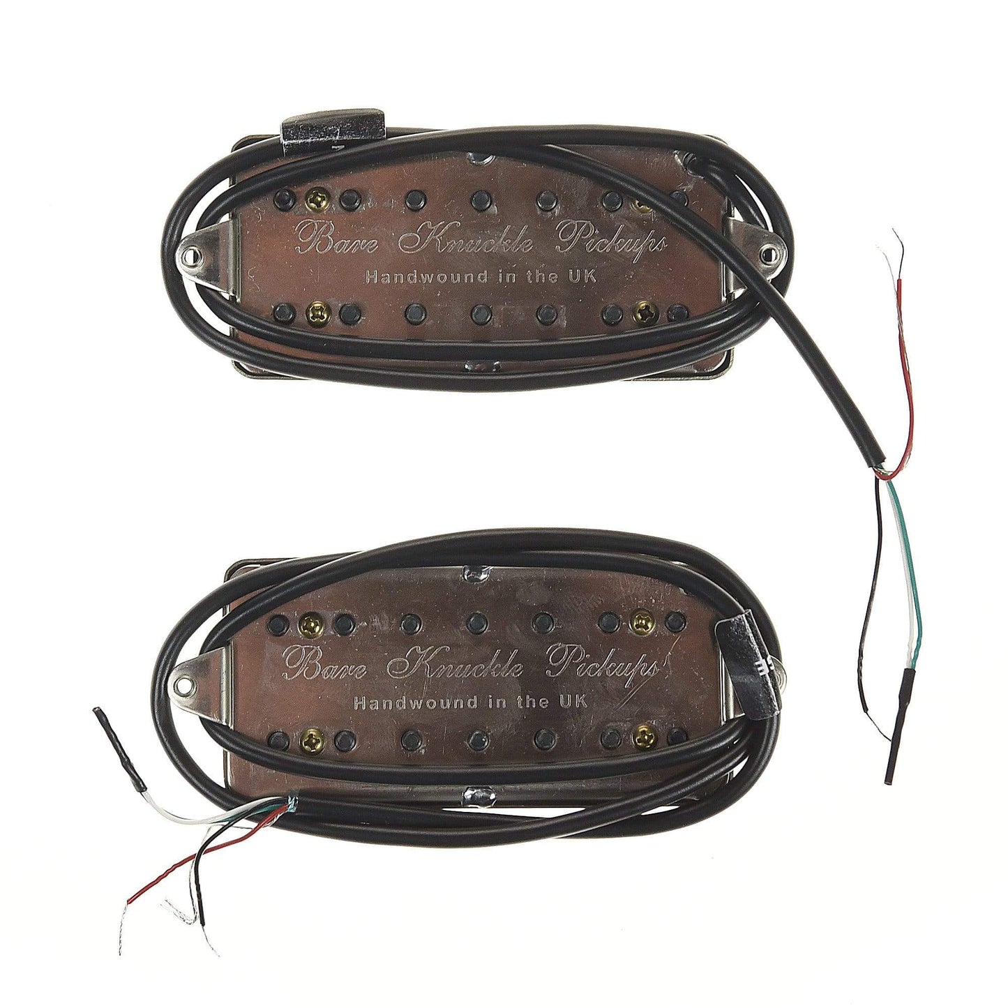 Bare Knuckle Humbucker Aftermath 7 String Set 4-Conductor Black Bolts Tyger Parts / Guitar Pickups