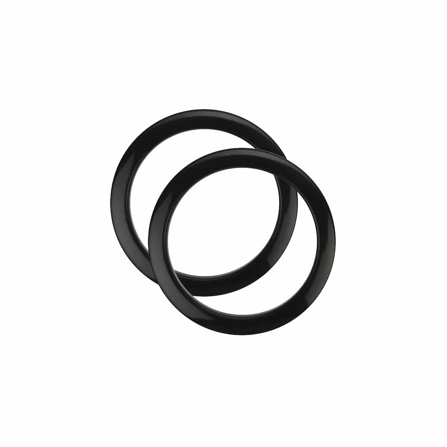 Bass Drum O's 4" Bass Drum Head Reinforcement Ring Black (2 Pack Bundle) Drums and Percussion / Parts and Accessories / Drum Parts