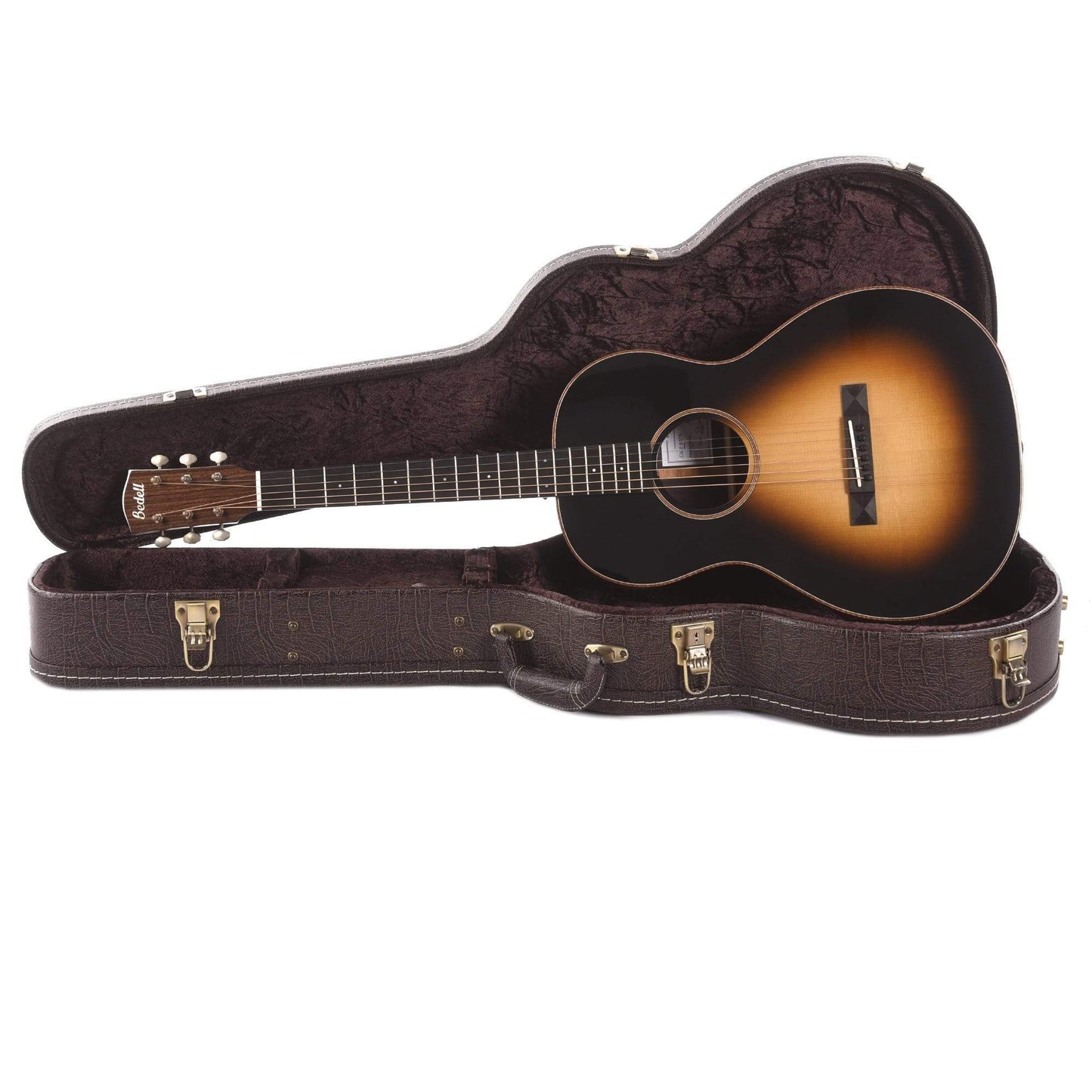 Bedell Coffee House Parlor Adirondack Spruce/Rosewood Espresso Burst w/K&K Pure Mini Acoustic Guitars / Parlor