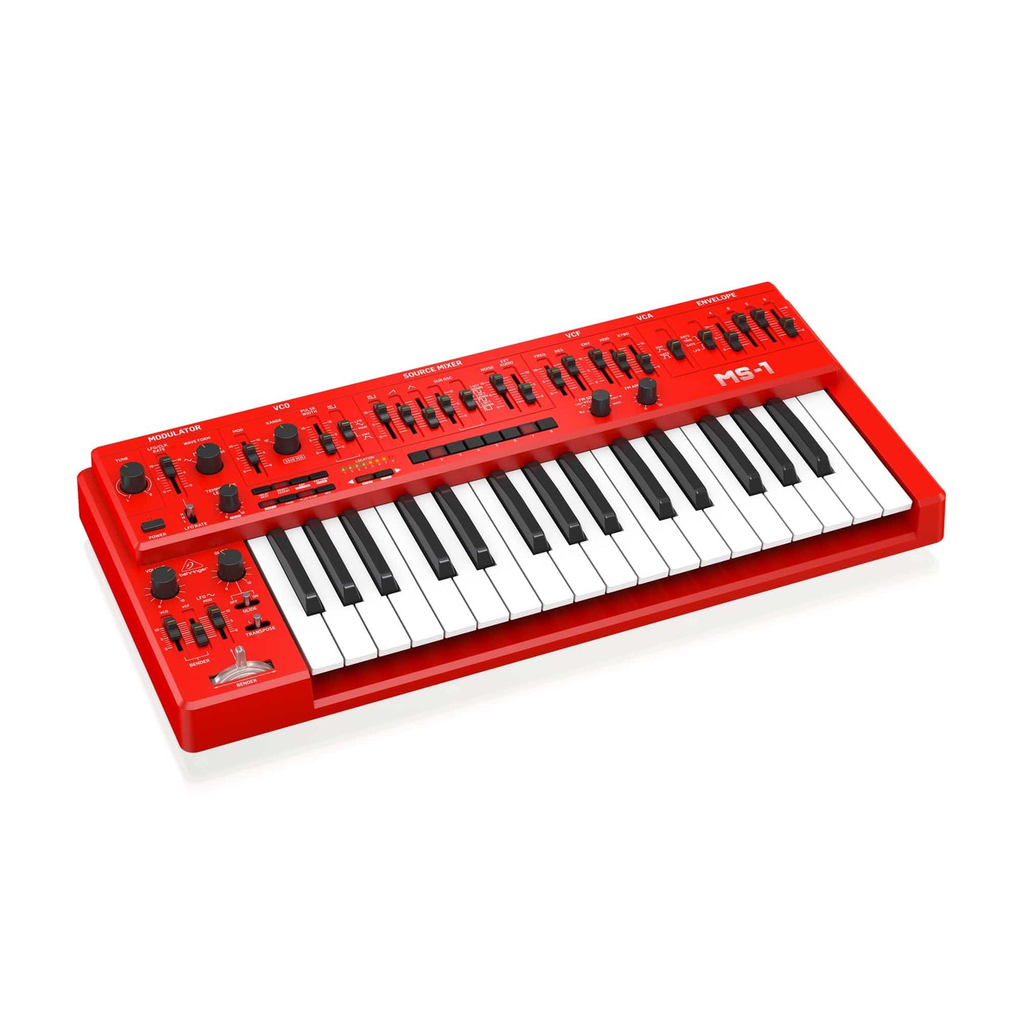 Behringer MS-1-RD Analog Synthesizer Red Keyboards and Synths / Synths / Analog Synths