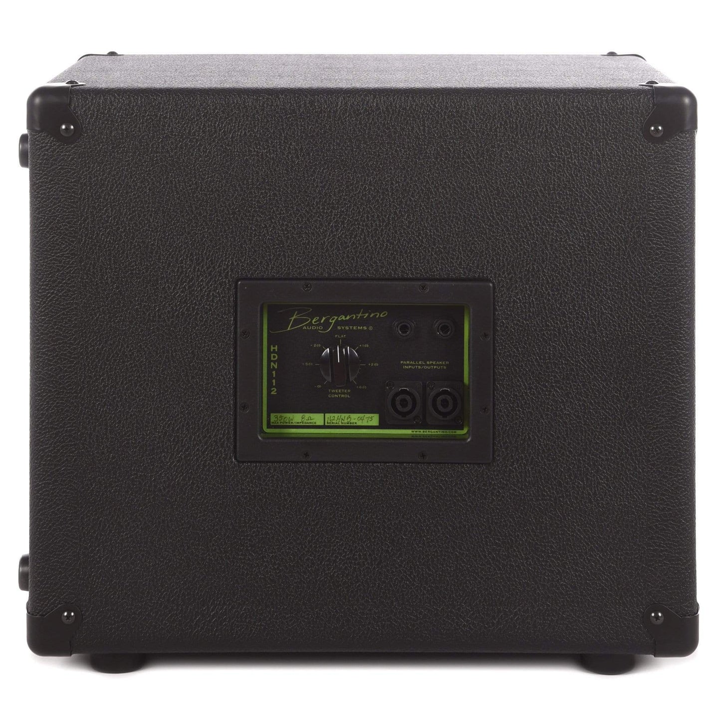 Bergantino HDN112 Loudspeaker 8ohm 1x12 Cabinet Black Amps / Bass Cabinets