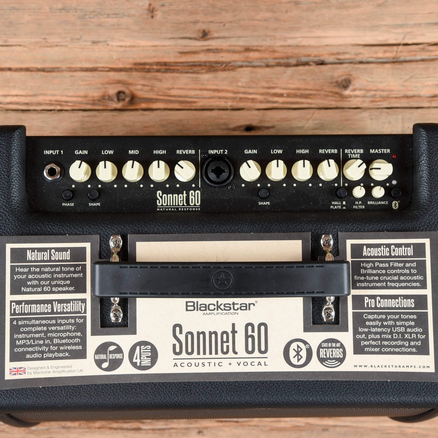 Blackstar Sonnet 60W Acoustic Amp Black Amps / Acoustic Amps