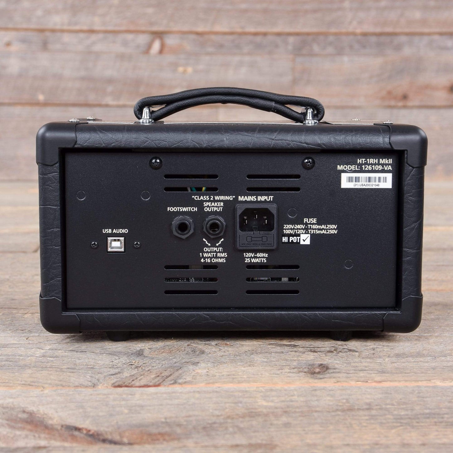 Blackstar HT1RH MKII 1 Watt Tube Head w/Reverb Amps / Guitar Heads