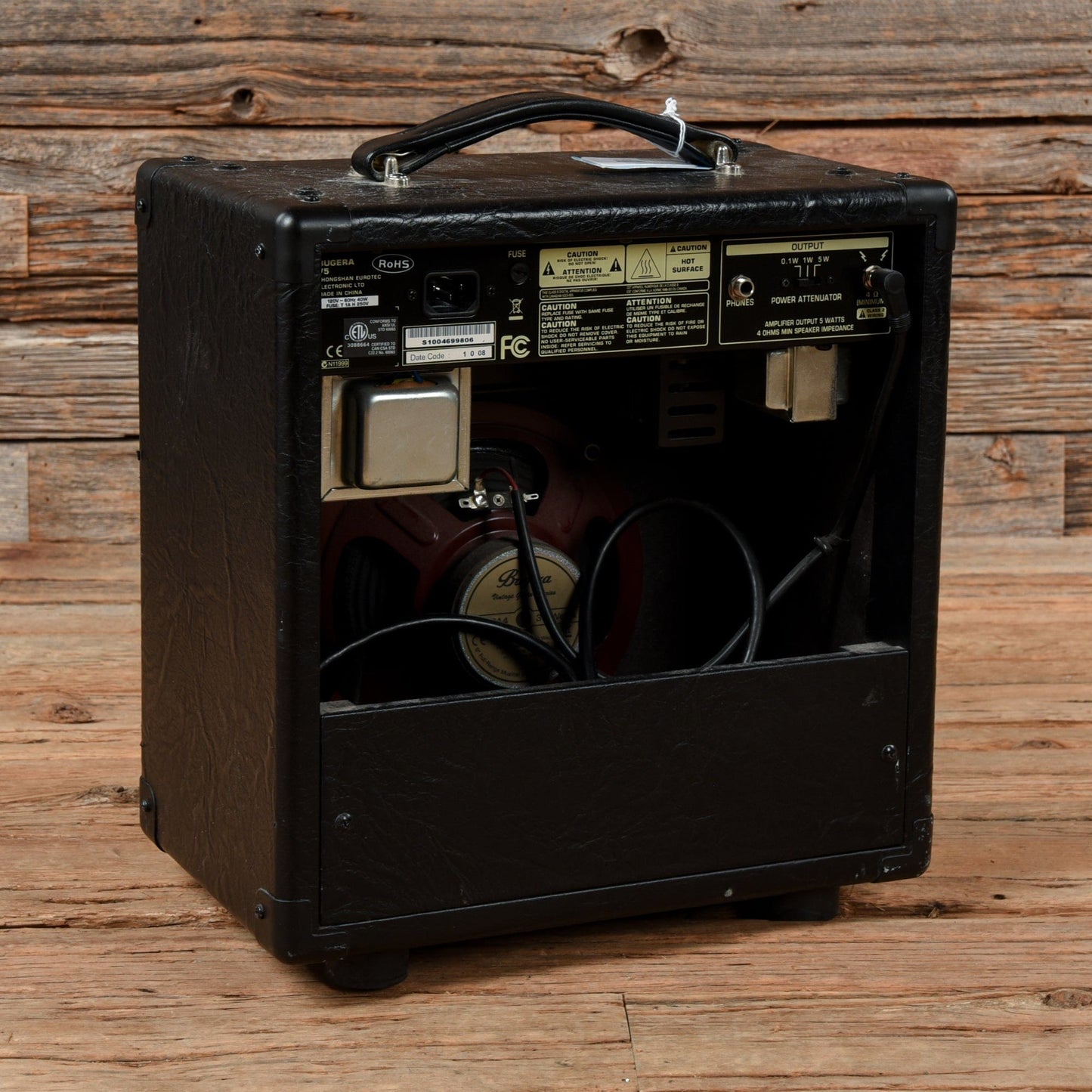 Bugera Vintage 5 Guitar Combo Amps / Guitar Cabinets