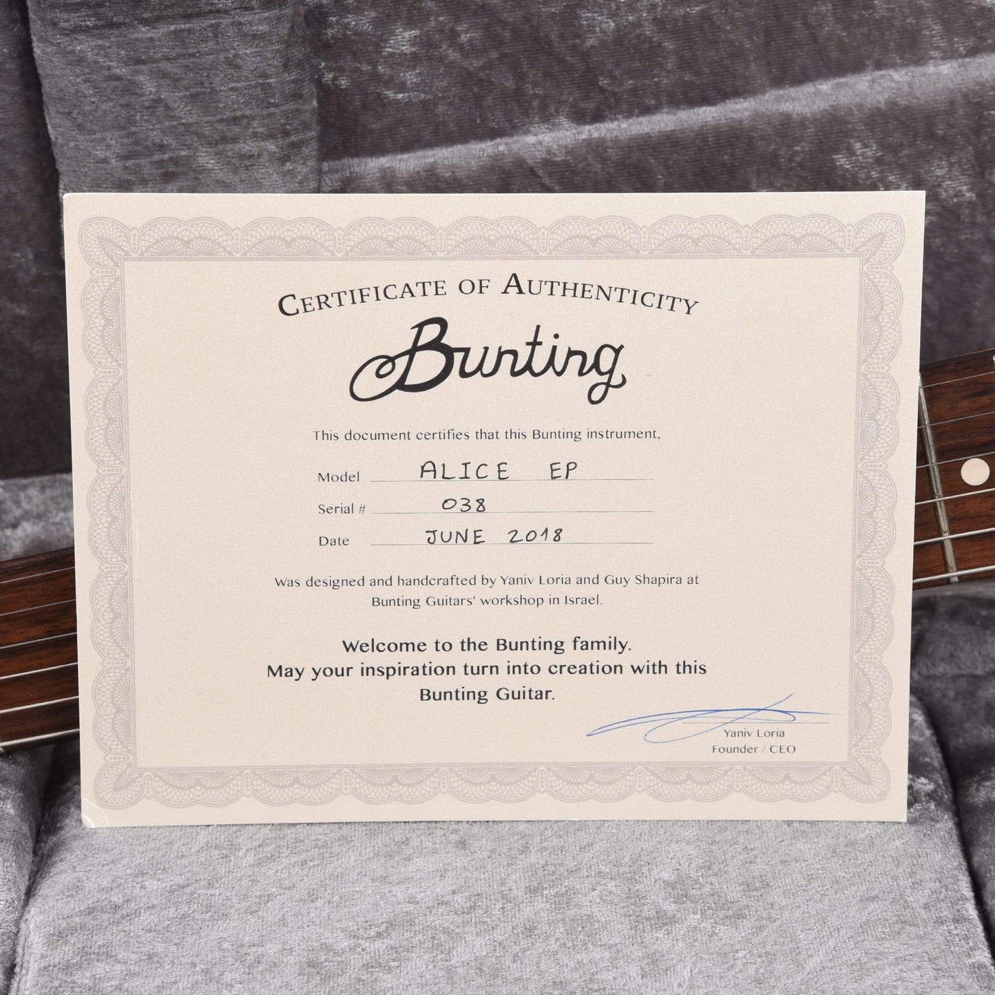 Bunting Alice EP Yellow Bug w/Heavy Air P90 Electric Guitars / Solid Body