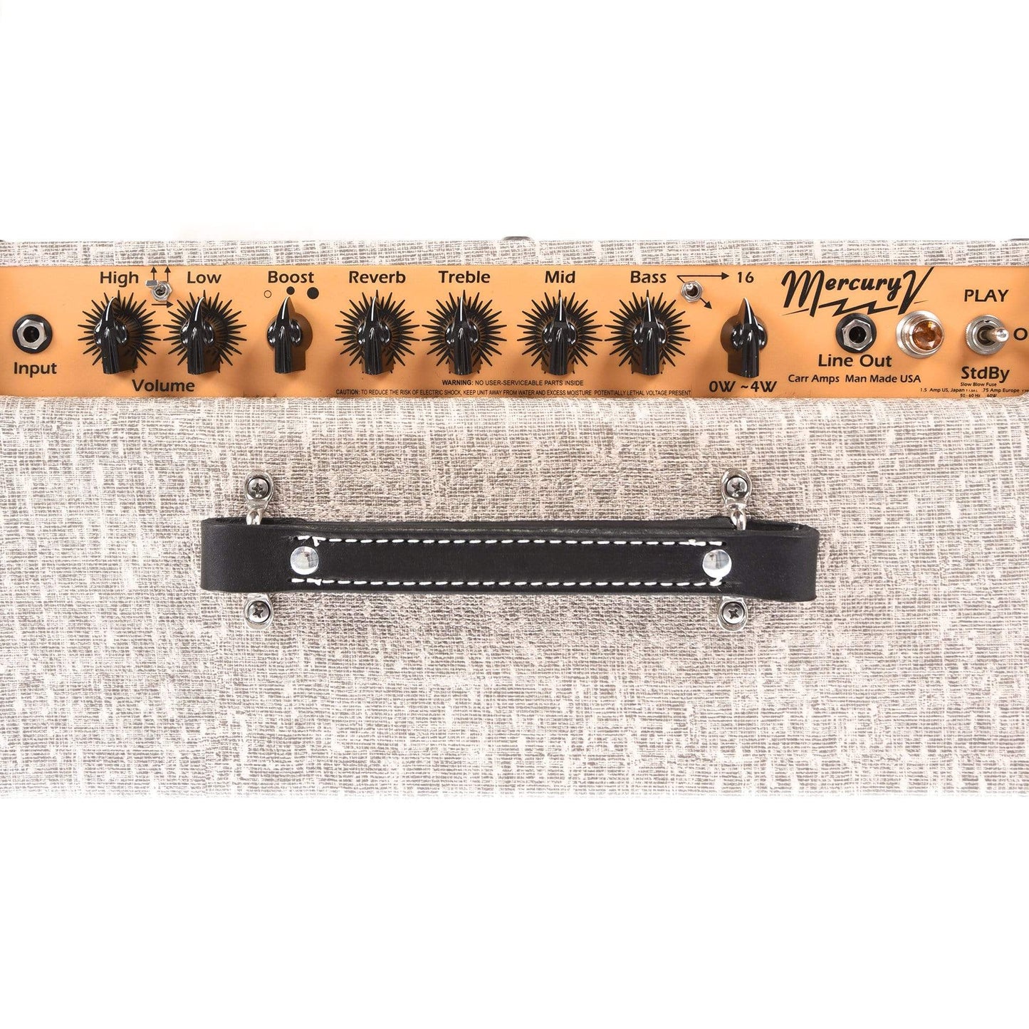 Carr Mercury V 16W 1x12 6V6 Reverb Combo Custom 2-Tone Brown Gator Slub w/Attenuator Amps / Guitar Combos