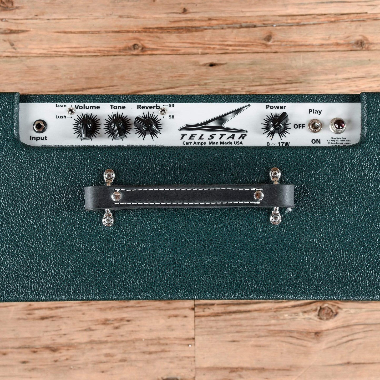Carr Telstar 17W 1x12 EL34/6V6 Reverb Combo Green w/Valiant Custom Speaker Amps / Guitar Combos