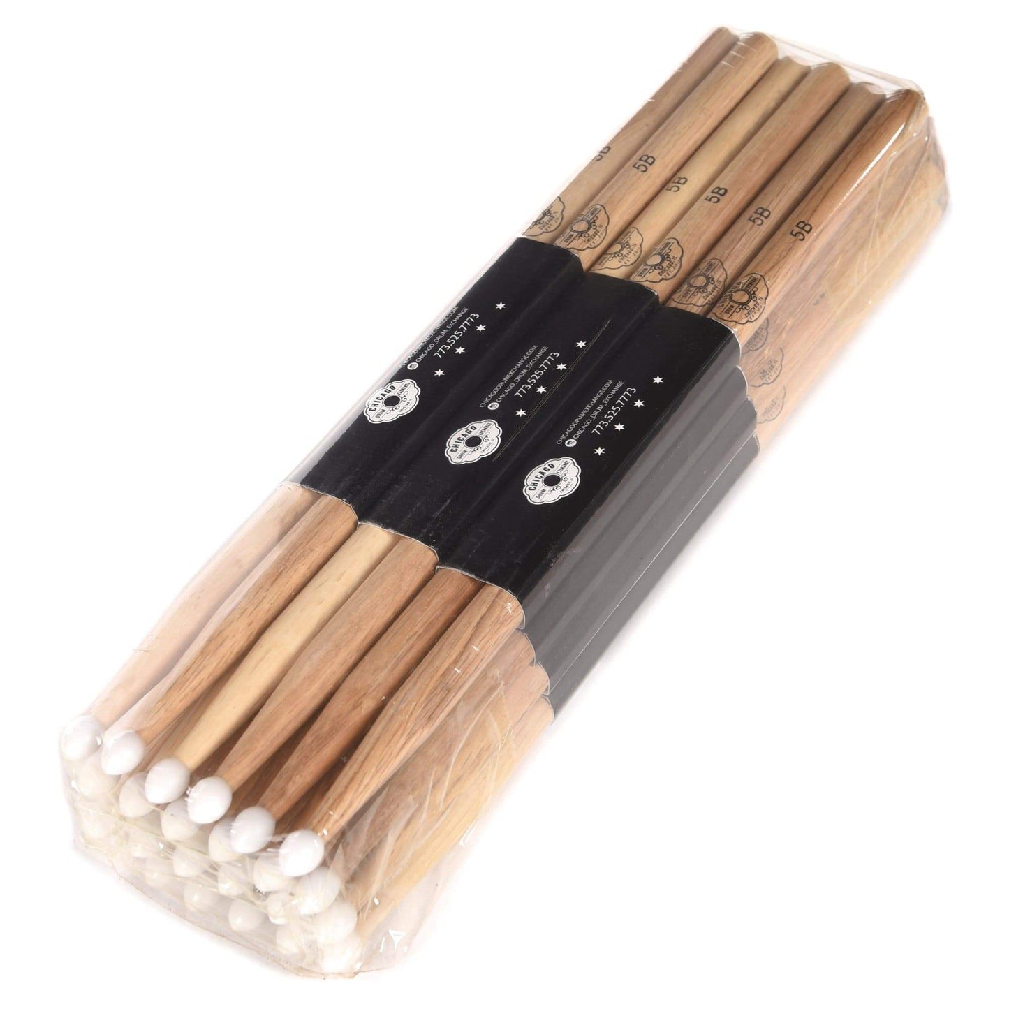 CDE 5B Nylon Tip Custom Selected Hickory Drum Sticks (12 Pair Bundle) Drums and Percussion / Parts and Accessories / Drum Sticks and Mallets