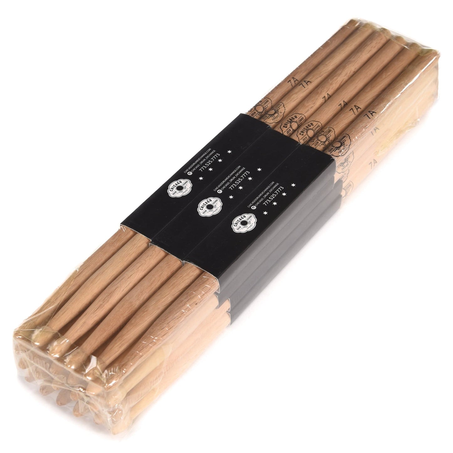 CDE 7A Wood Tip Custom Selected Hickory Drum Sticks (12 Pair Bundle) Drums and Percussion / Parts and Accessories / Drum Sticks and Mallets
