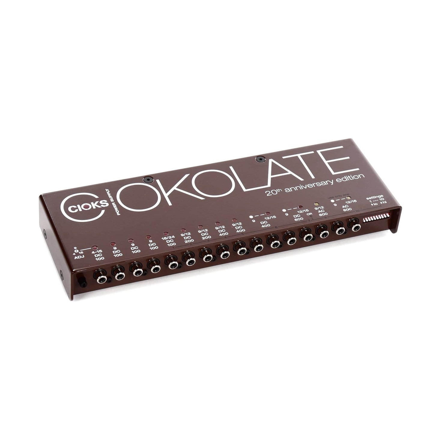 CIOKS Ciokolate 16 Outlets in 13 Isolated Sections, DC and AC Power Supply Effects and Pedals / Pedalboards and Power Supplies