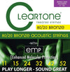 Cleartone Custom Light Gauge 80/20 Bronze Coated Acoustic Strings Accessories / Strings / Guitar Strings