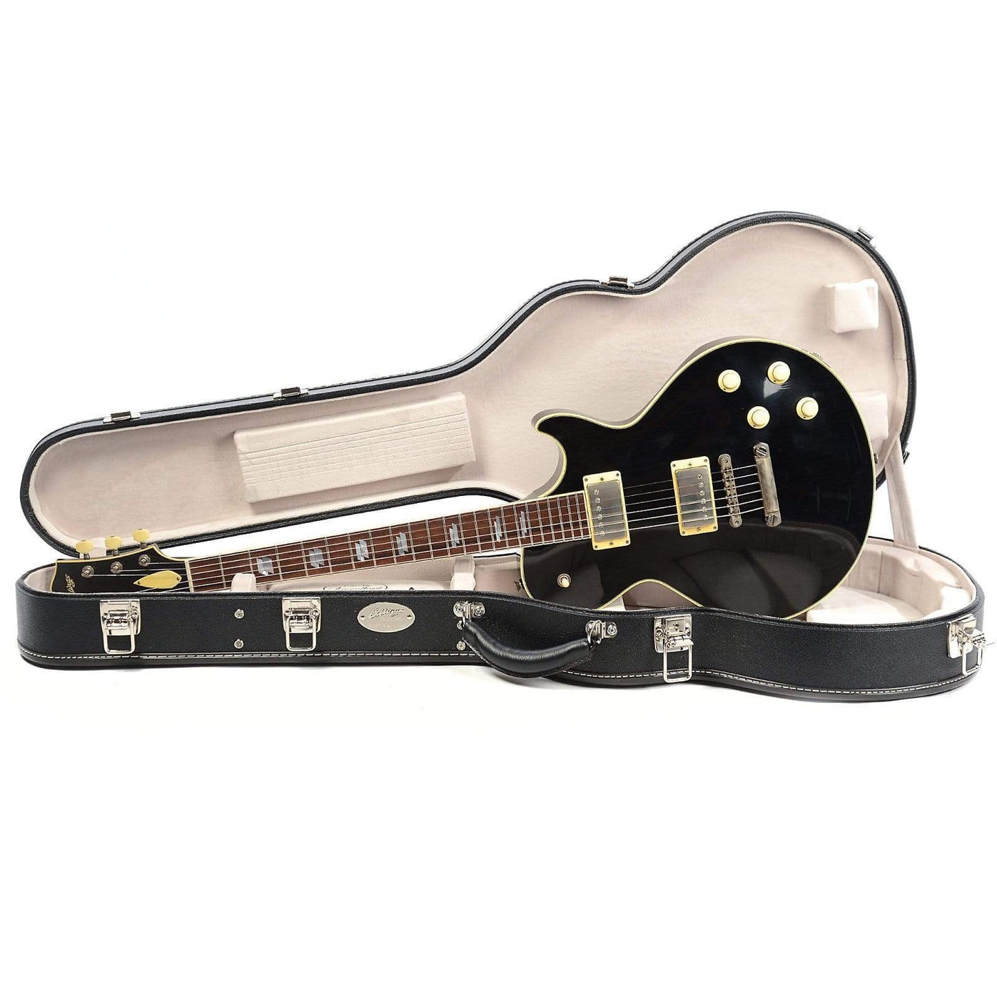 Collings City Limits Deluxe Mahogany Top Aged Black w/ThroBak Custom ER MVX Humbuckers Electric Guitars / Solid Body