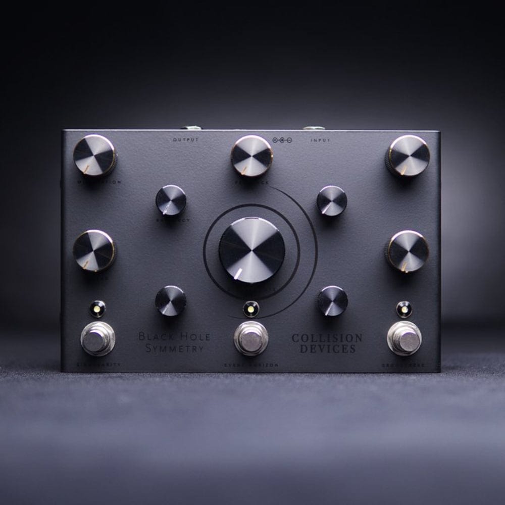 black hole symmetry pedal Collision Devices Limited Edition Black Hole Symmetry Black Pedal
